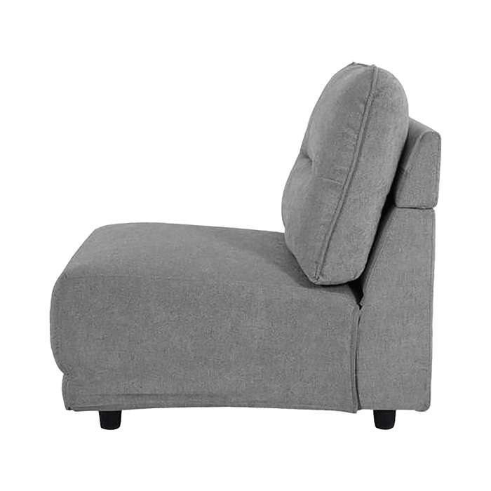 Alabaster Single Seater Arm Less Sofa