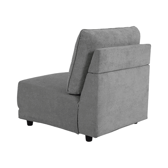 Alabaster Single Seater Arm Less Sofa