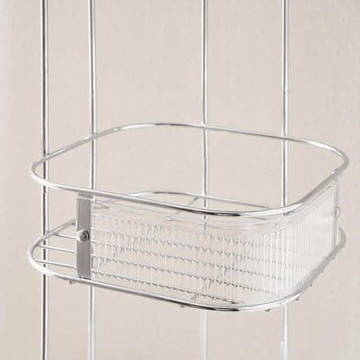 Alder 3 Tier Shower Caddy - Silver Pan Home