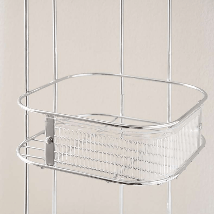Alder 3 Tier Shower Caddy - Silver Pan Home