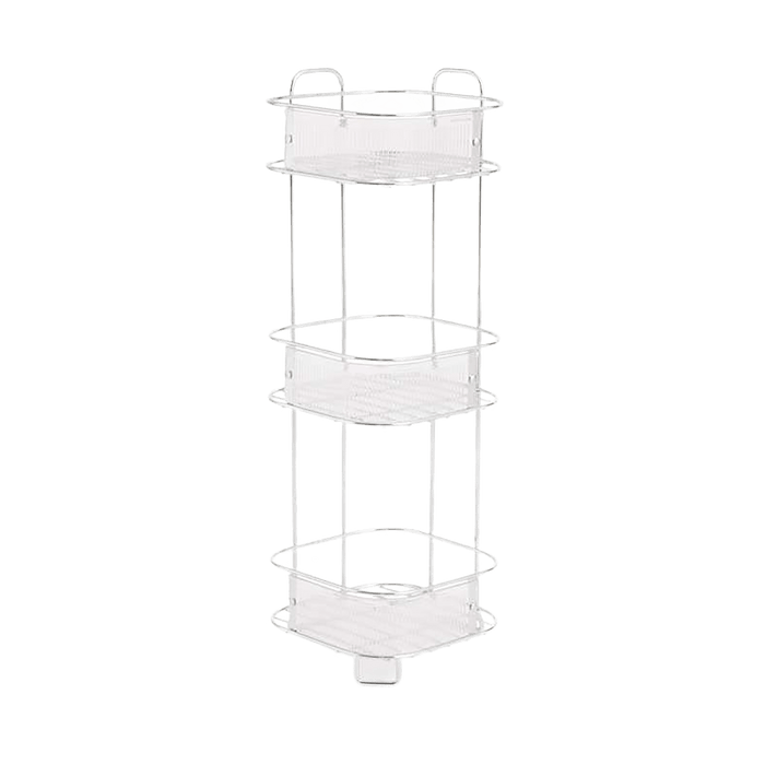 Alder 3 Tier Shower Caddy - Silver Pan Home