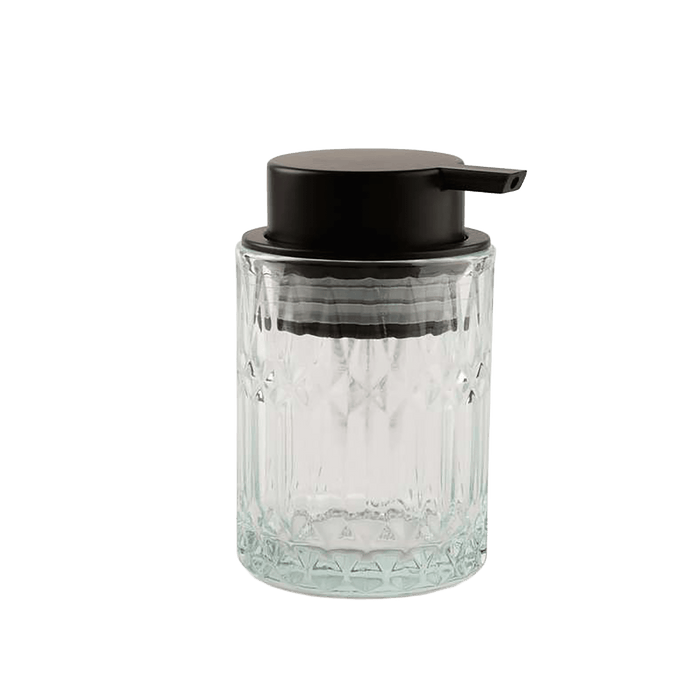 Aldrin Glass Soap Dispenser - Transparent