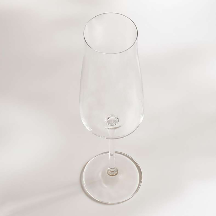Alex 6-Piece Flute Crystal Glass Set 210Ml -Clear