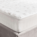 Alginate Jacquard Waterproof Mattress Protector White Pan Home