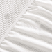 Alginate Jacquard Waterproof Mattress Protector White Pan Home