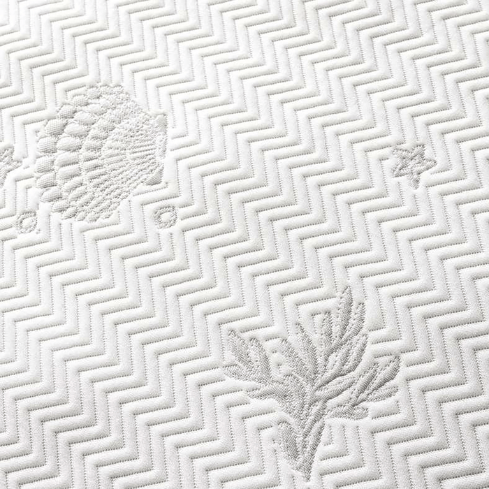 Alginate Jacquard Waterproof Mattress Protector 90X200+33cm -White