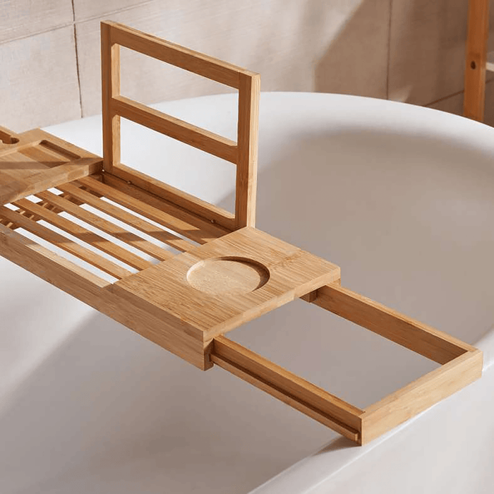 Alipis Bamboo Bath Caddy 50/4Cm - Natural Pan Home