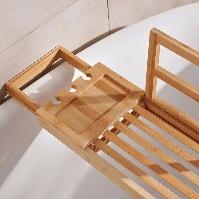 Alipis Bamboo Bath Caddy 50/4Cm - Natural Pan Home