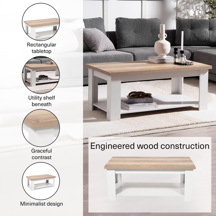 Almada Coffee Table Pan Home