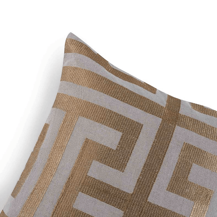 Alvaro Embroidered Cushion Cover - Gold