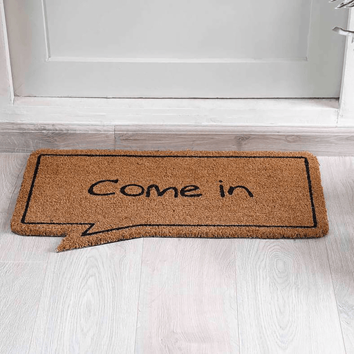 Amelia Door Mat -Natural/Black Pan Home