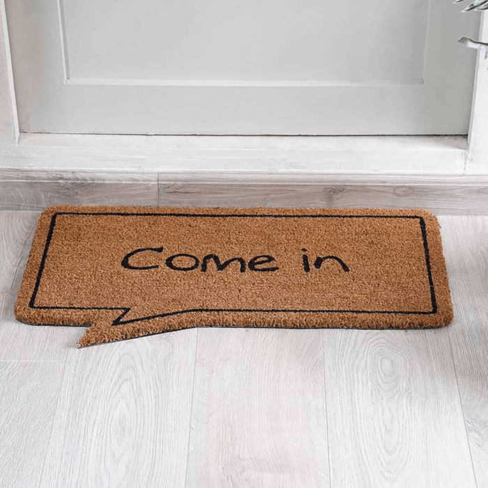 Amelia Door Mat -Natural/Black Pan Home