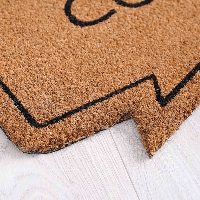 Amelia Door Mat -Natural/Black Pan Home