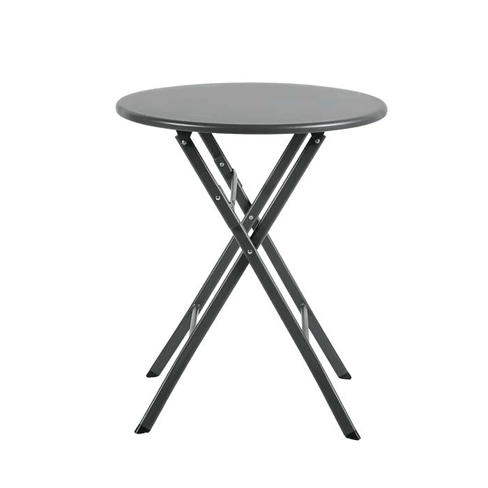 Anca Outdoor Steel Folding Table - Grey