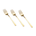 Aneta 3-Piece Dinner Fork - Gold Pan Home