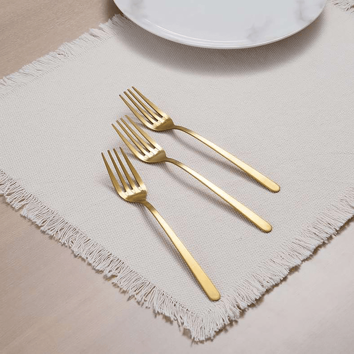 Aneta 3-Piece Dinner Fork - Gold Pan Home