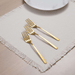 Aneta 3-Piece Dinner Fork - Gold Pan Home