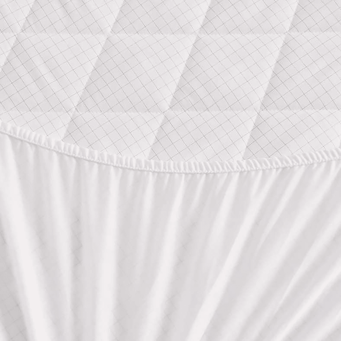 Antistress Waterproof Mattress Protector- White