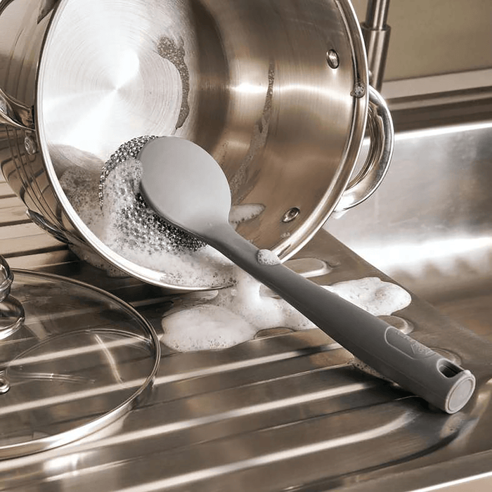 Apex Dish Brush With Stainless Steel- 6 - Grey