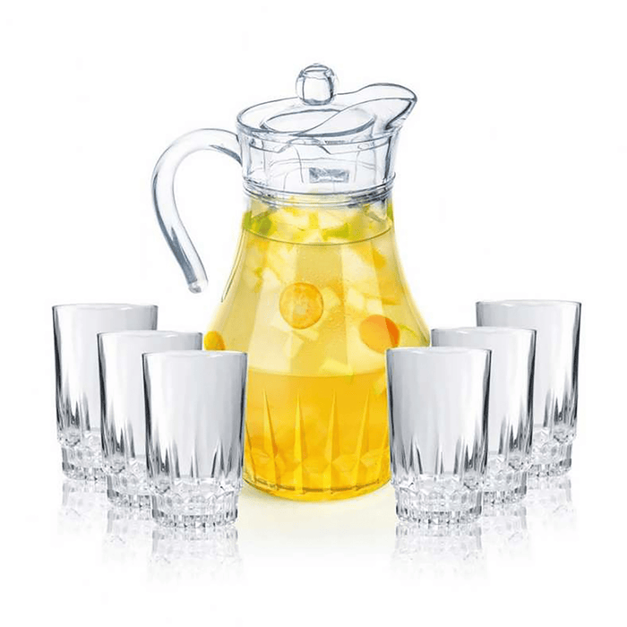 Arcopal Victoria 7-Piece Drink Set - Clear
