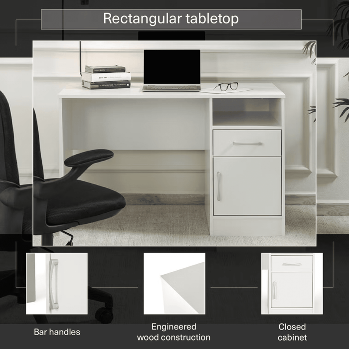 Arlin Desk With 1 Drawer And 1 Door