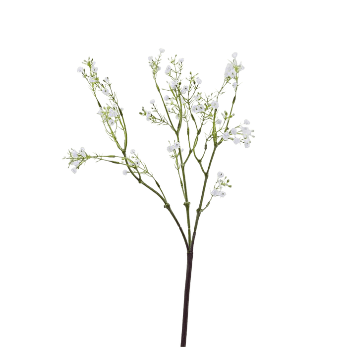 Artificial Gypsophila Single Stem H63cm -White
