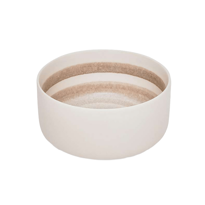 Ash Mirage Porcelain Salad Bowl - Beige