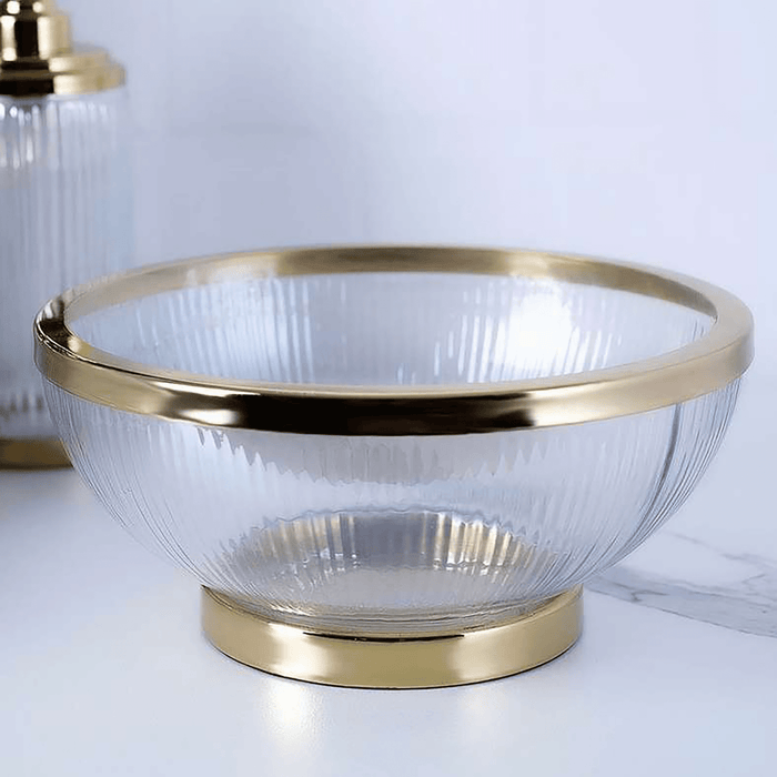 Astrid Glass Bowl - Gold