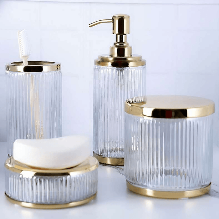 Astrid Glass Tumbler - Gold