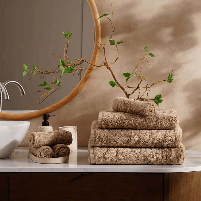 Avenue Cloud Hand Towel - Camel
