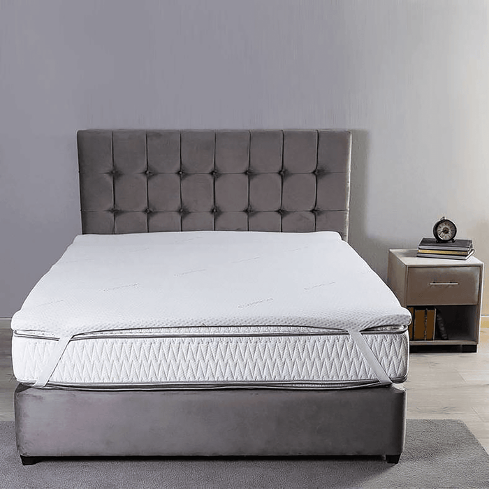 Balance Copper Infused Memory Foam Mattress Topper 180X200X4cm-White