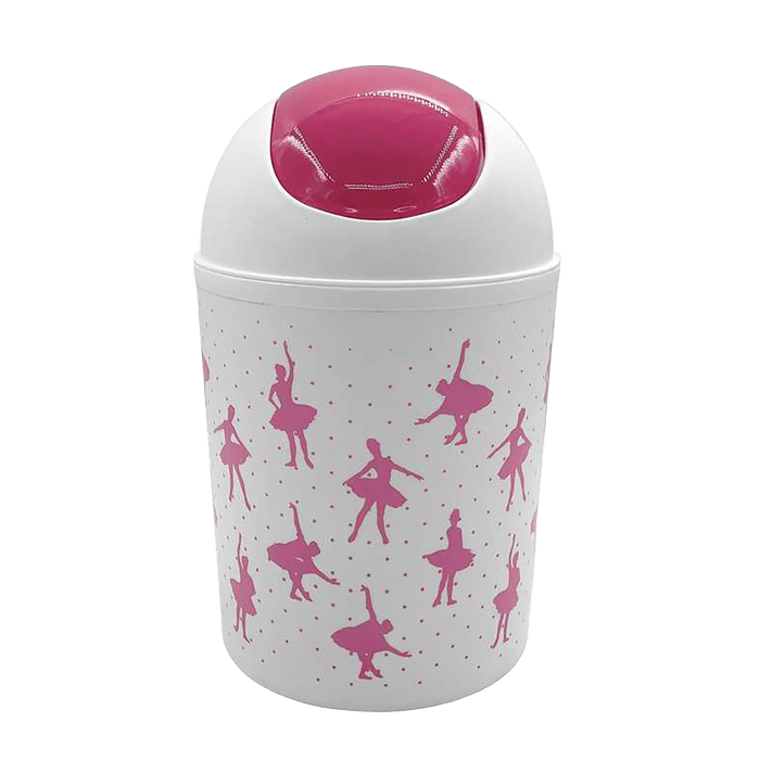 Ballerina Waste Bin 19X31 cm-Pink Pan Home
