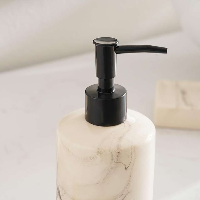 Barney 3-Peice Bath Accessory Set-White