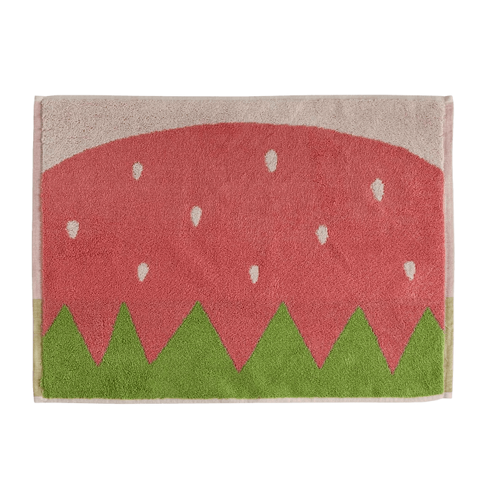 Berry Reversible Terry Bathmat - Pink