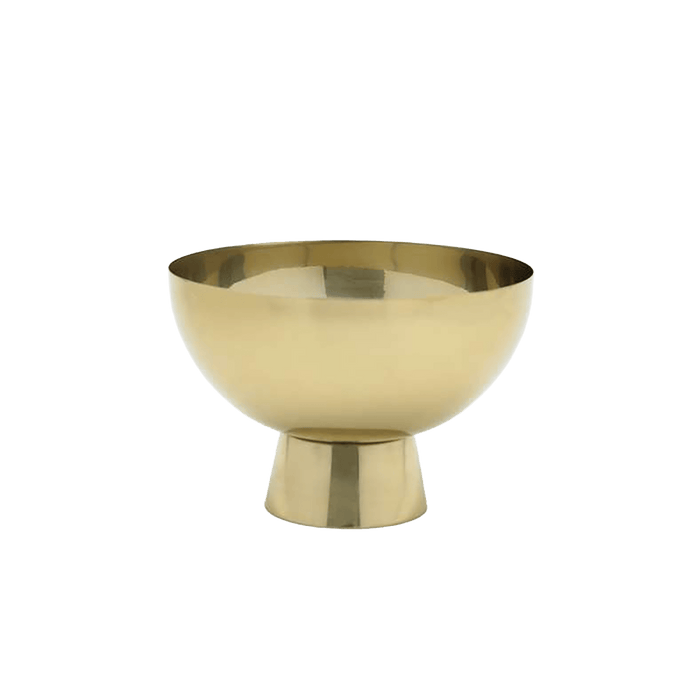 Bijou Steel Decor Bowl 19X19X14cm-Gold
