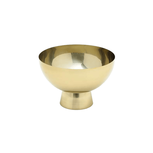 Bijou Steel Decor Bowl 19X19X14cm-Gold Pan Home