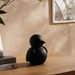 Bird Polyresin Decor Figurine 13X12X16Cm - Black Pan Home