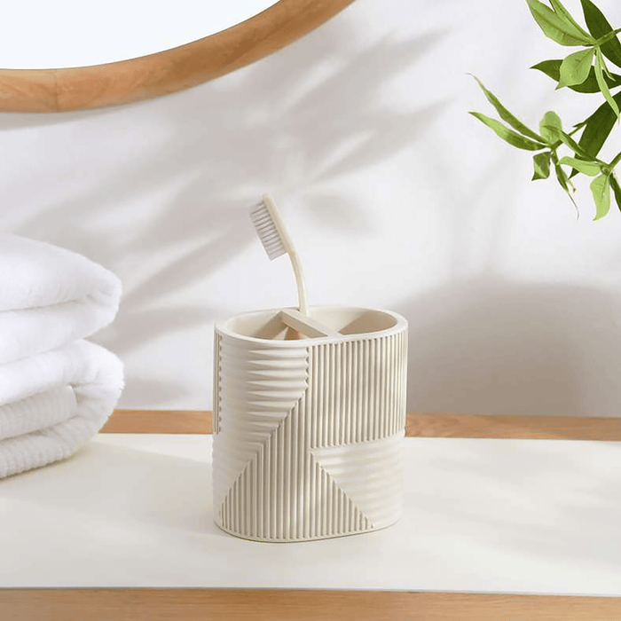 Blake Toothbrush Holder - Beige