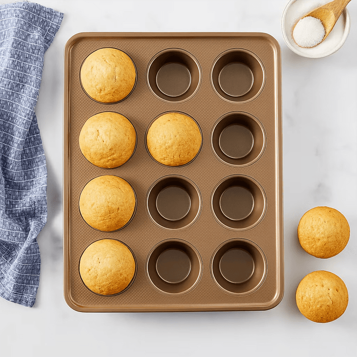 Blanch 12-Cup Muffin Pan Copper