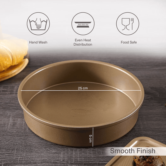 Blanch Round Cake Pan Copper 25cm