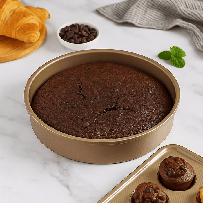 Blanch Round Cake Pan Copper 25cm