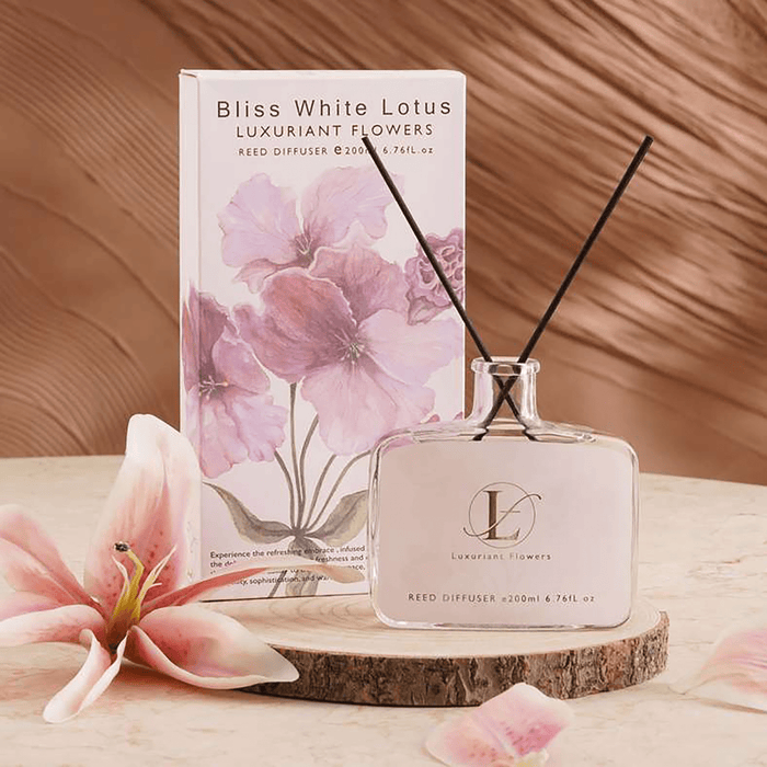 Bliss White Lotus Reed Diffuser 200Ml - Pink