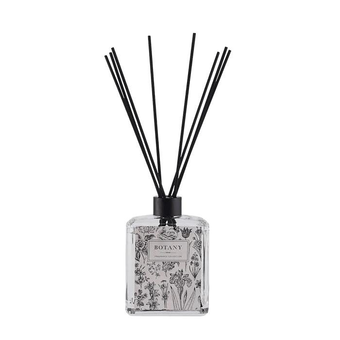 Botany Snow And Flower Reed Diffuser 180Ml - Black