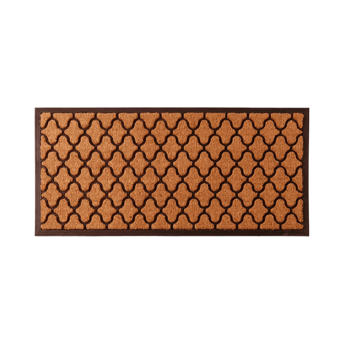 Brice Door Mat -Natural/Black
