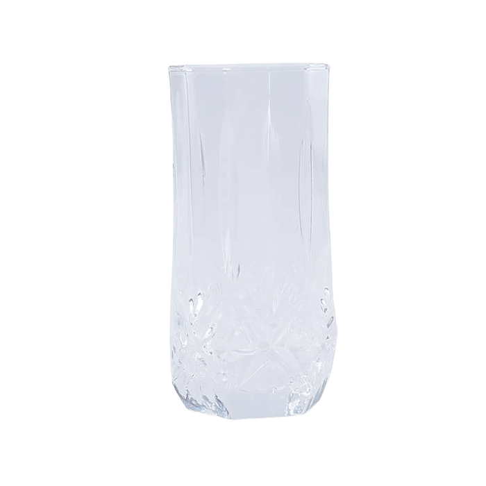 Clear glass vase on a transparent background