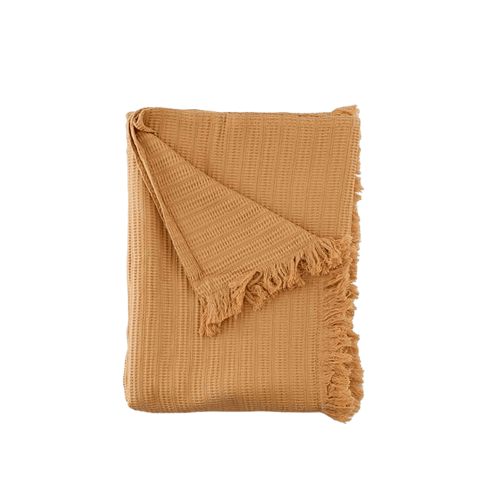Brighton Supersoft Waffle Throw 150X200cm - Buff