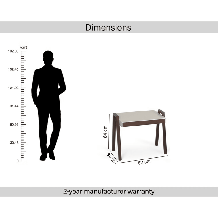 Buxton Nest Of Tables Set Of 3 - Beige and Brown