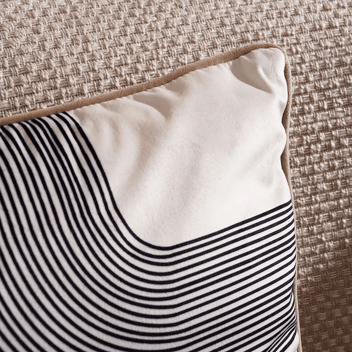 Caitrin Printed Filled Cushion 45X45cm - White