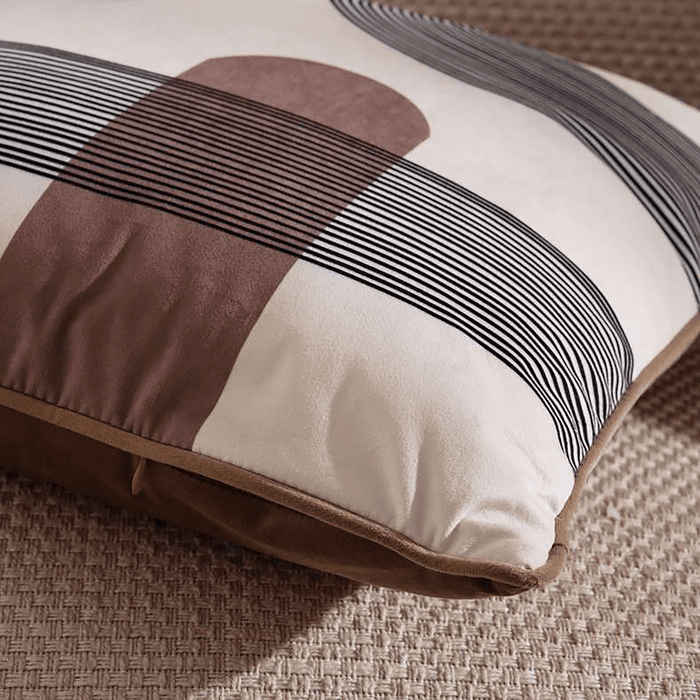 Caitrin Printed Filled Cushion 45X45cm - White