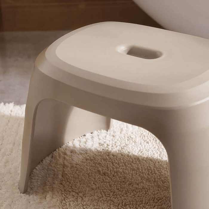 Cale Plastic Stool- Grey